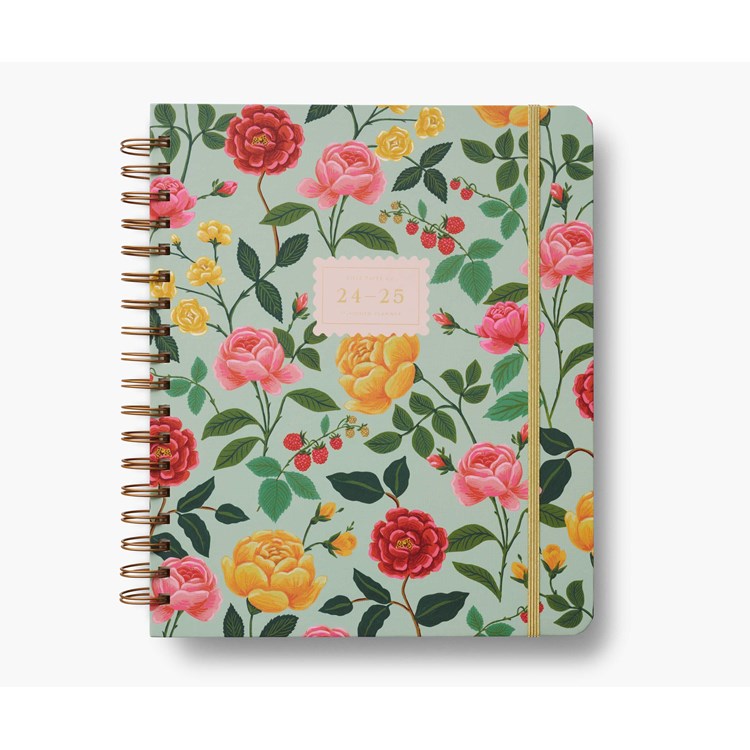 2025 Roses 17-Month Hardcover Spiral Planner